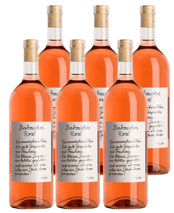 Produktfoto zu Babouches rosé 6 x 1 l