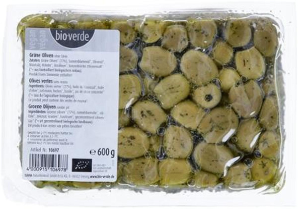 Produktfoto zu Oliven grün gekräutert