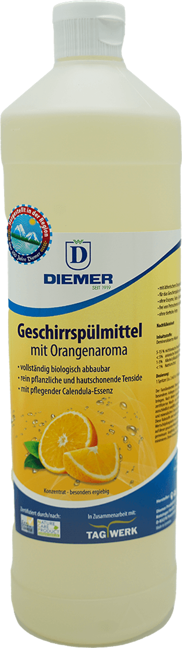 Produktfoto zu Geschirrspülmittel Orange