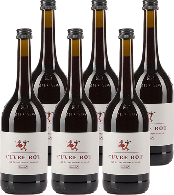 Produktfoto zu Cuvée rot (Kasten, Pfandflaschen) 6 x 0,75 l