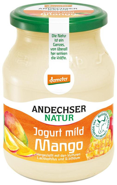 Produktfoto zu Joghurt Glas Mango