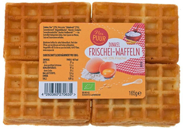 Produktfoto zu Dinkel Frischeiwaffel