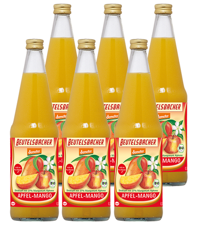 Produktfoto zu Apfel-Mango-Saft Kasten