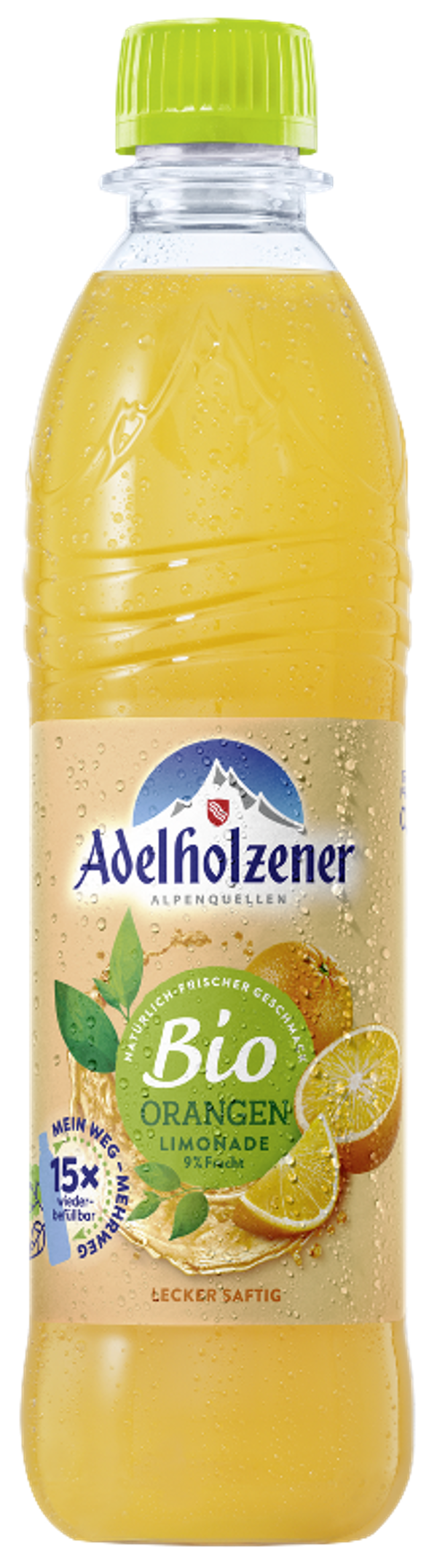 Produktfoto zu Adelholzener Orange 0,5 l
