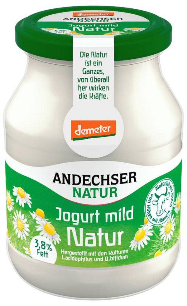 Produktfoto zu Joghurt mild Natur 3,7 %