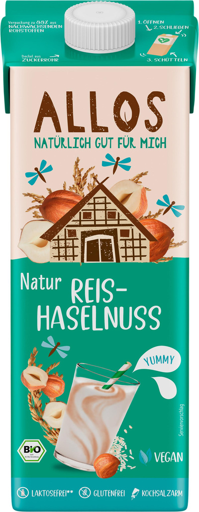 Produktfoto zu Reis Haselnuss Drink Gebinde