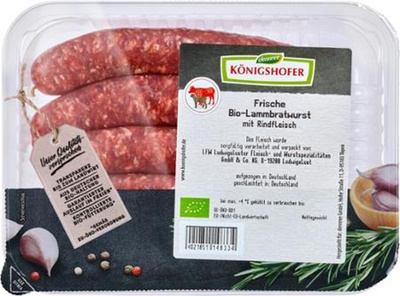 Produktfoto zu Lammbratwurst
