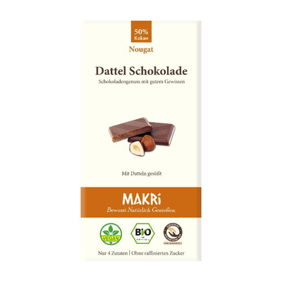 Produktfoto zu Dattel Schokolade Nougat