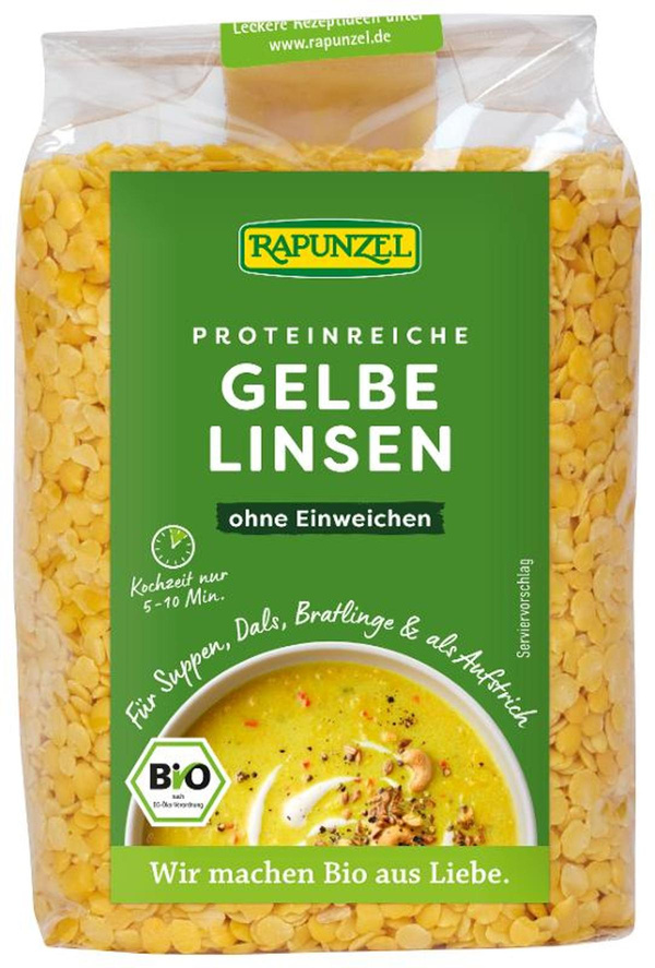 Produktfoto zu Linsen gelb