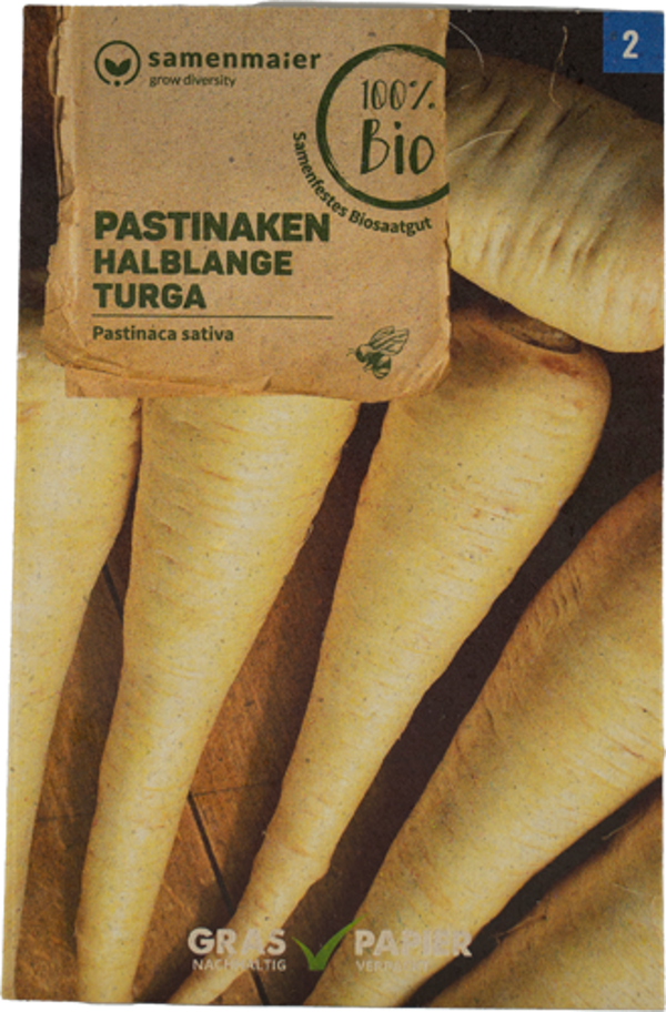 Produktfoto zu Saatgut Pastinaken halblange Turga