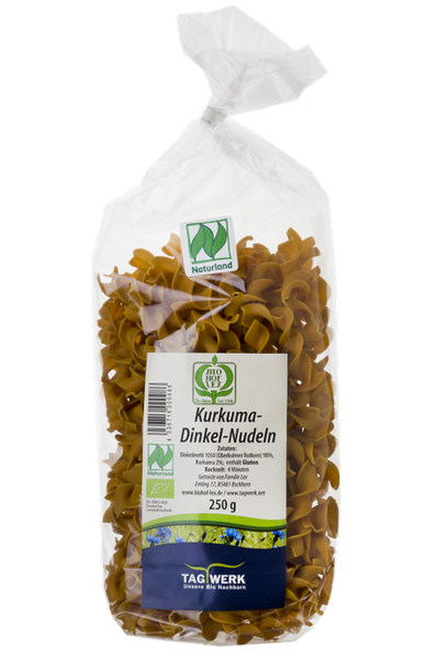 Produktfoto zu Kurkuma Dinkelnudeln