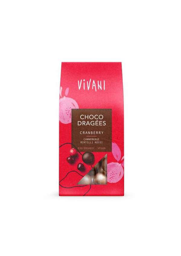 Produktfoto zu Choco Dragées Cranberry