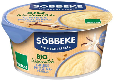 Produktfoto zu Grießpudding Vanille