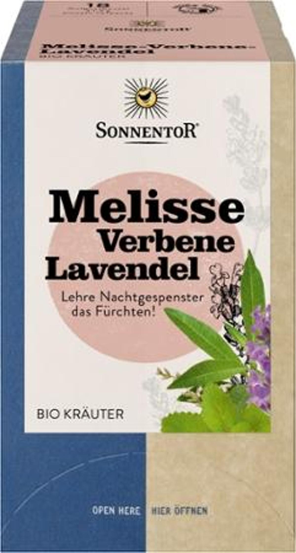 Produktfoto zu Melisse Verbene Lavendel Tee