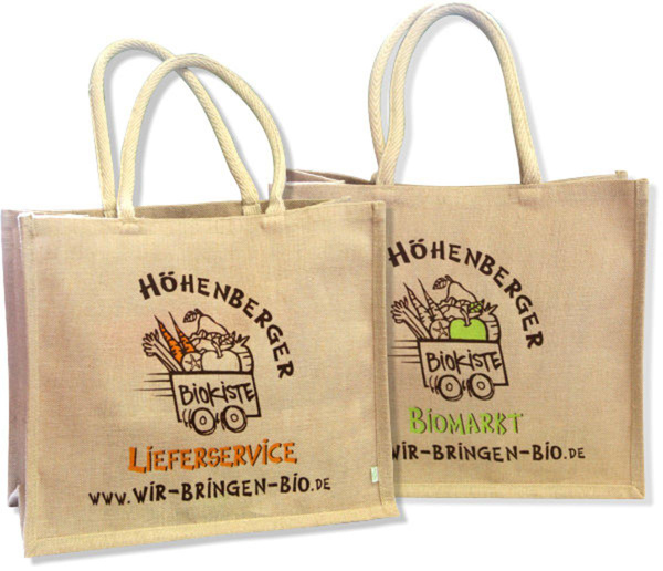 Produktfoto zu Jutetasche Biokiste
