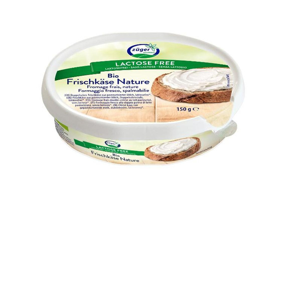 Produktfoto zu Frischkäse Natur lactosefrei