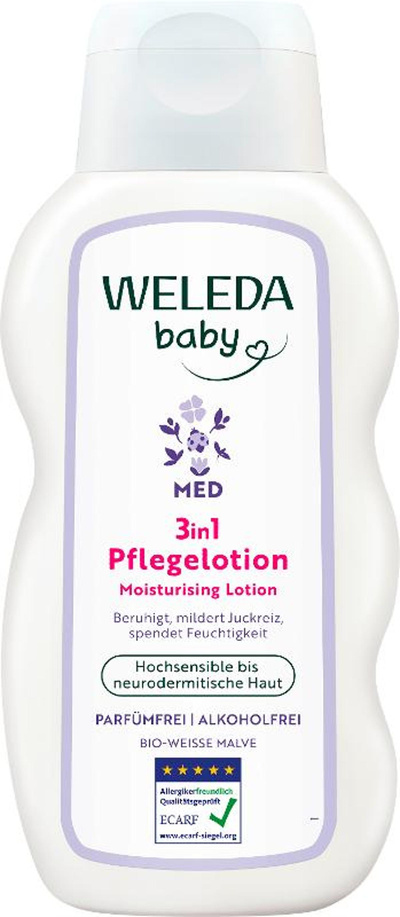 Produktfoto zu Med 3 in 1 Pflegelotion für hochsensible Haut