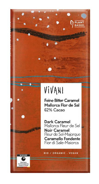 Produktfoto zu Schokolade Feie Bitter Caramel - Fleur de Sal