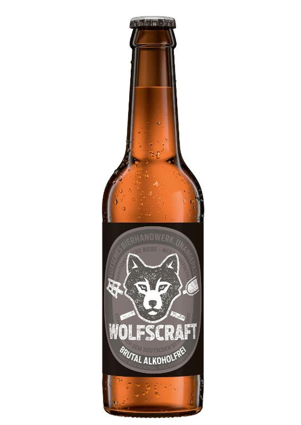 Produktfoto zu Wolfscraft Brutal Alkoholfrei 0,33 l
