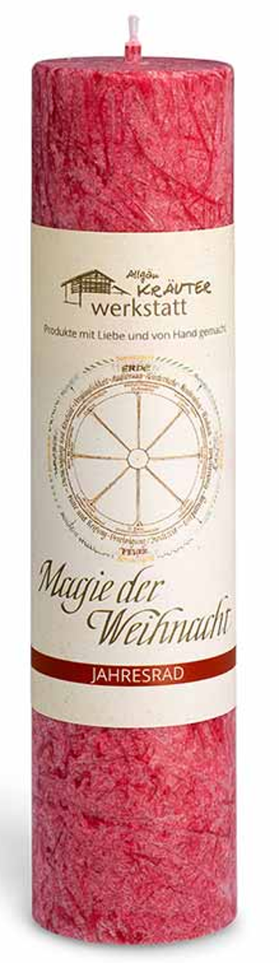 Produktfoto zu Heilkräuterkerze Magie der Weihnacht