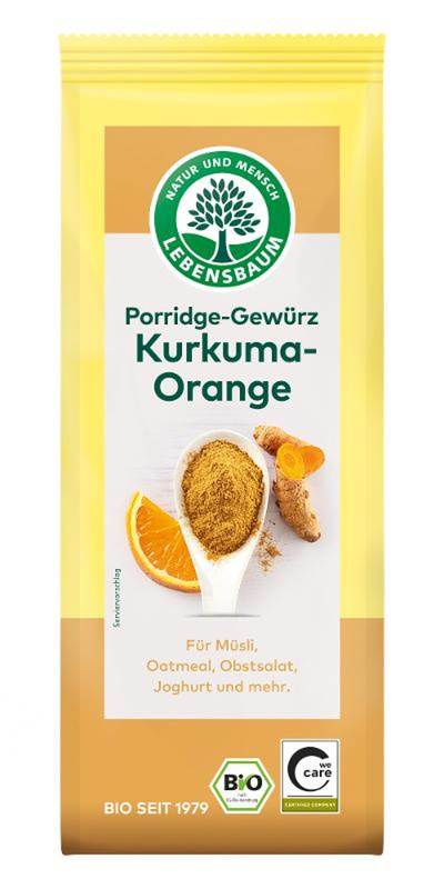 Produktfoto zu Kurkuma-Orange Porridge-Gewürz