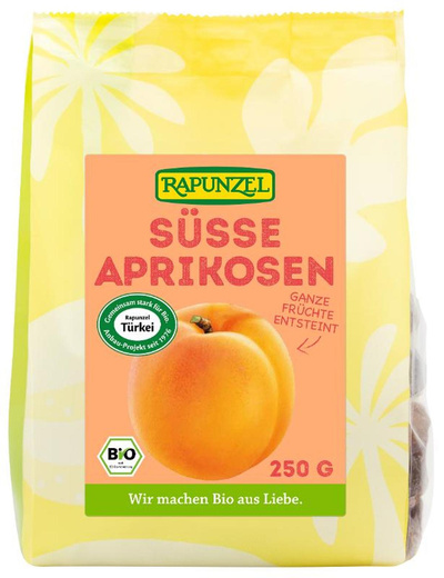 Produktfoto zu Aprikosen ganz süß getrocknet