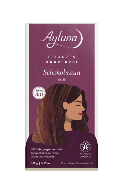 Produktfoto zu Pflanzenhaarfarbe Schokobraun
