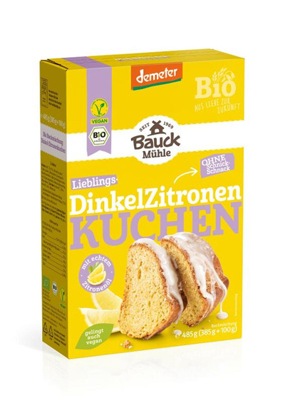 Produktfoto zu Backmischung Dinkel-Zitronenkuchen