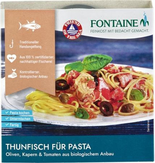 Produktfoto zu Thunfisch für Pasta Olive