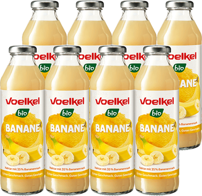 Produktfoto zu Banane Nektar 8 x 0,5 l