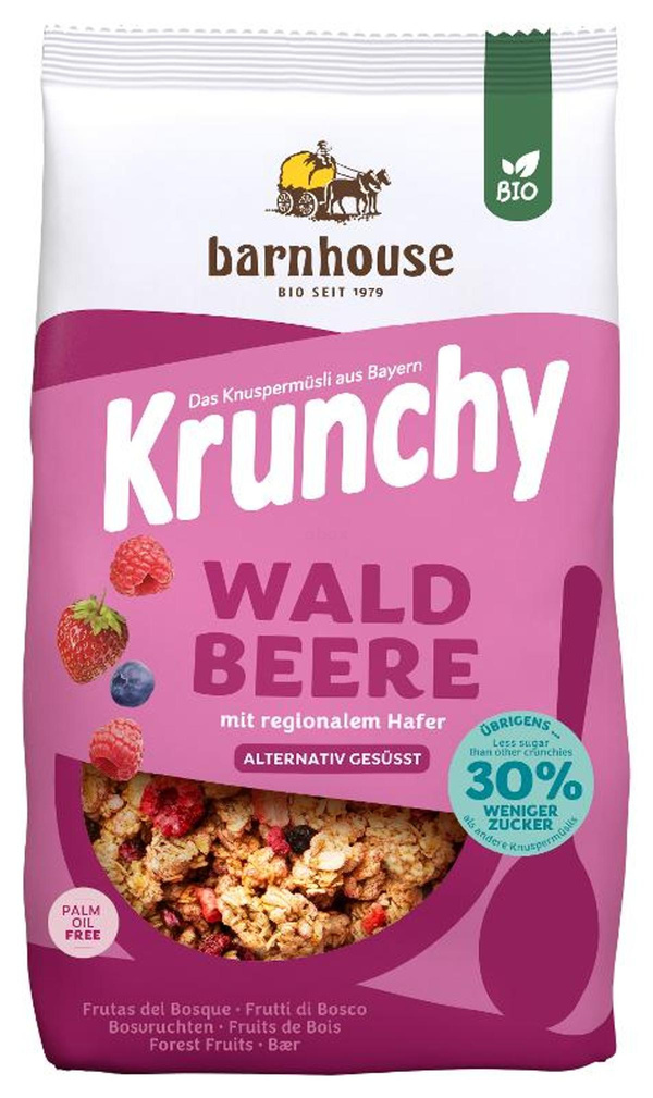 Produktfoto zu Krunchy Waldbeere weniger Zucker
