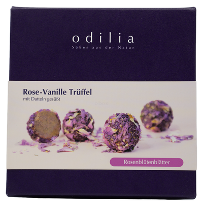 Produktfoto zu Rose Vanille Trüffel Pralinen