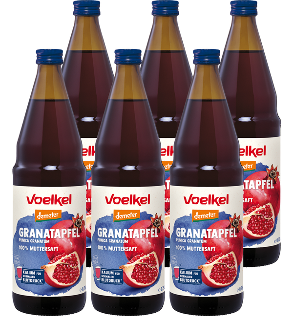 Produktfoto zu Granatapfel pur Muttersaft Kasten
