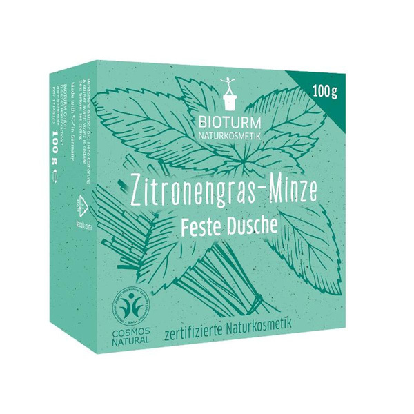 Produktfoto zu Feste Dusche Zitronengras-Minze