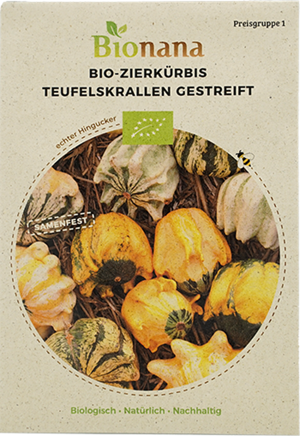 Produktfoto zu Saatgut Zierkürbis