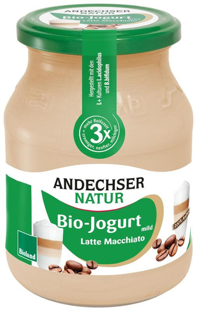 Produktfoto zu Joghurt Glas Latte Macchiato