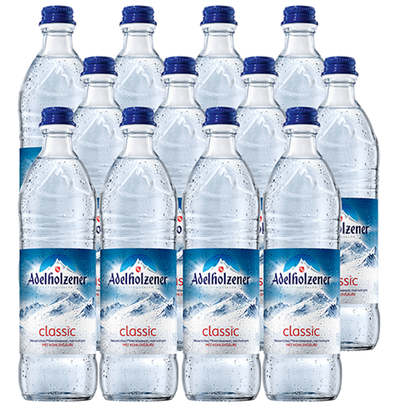 Produktfoto zu Adelholzener classic Kasten