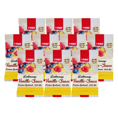 Produktfoto zu Vanille Sauce Pulver 10 x 55 g