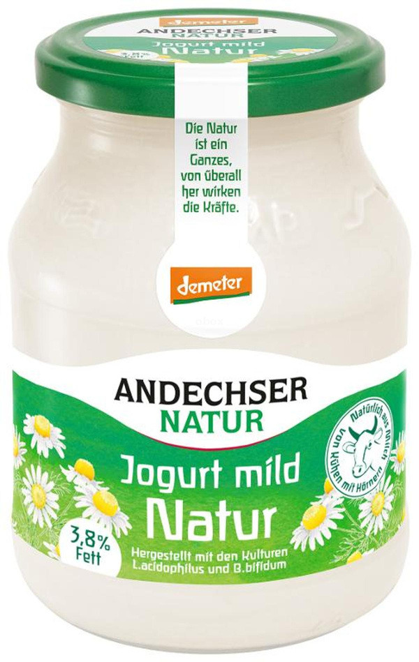 Produktfoto zu Joghurt Glas Natur 3,7 %