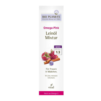 Produktfoto zu Leinöl-Mixtur Omega Pink