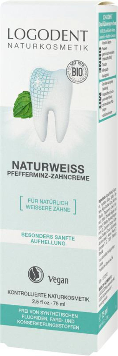 Produktfoto zu Naturweiss Pfefferminz Zahncreme