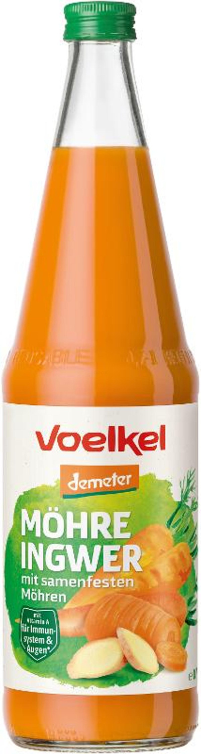 Produktfoto zu Möhre Ingwer Direktsaft