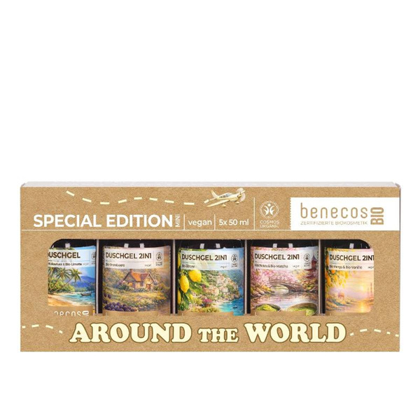Produktfoto zu Set All around the world 5 x 50ml Mini Duschgel & Shampoo