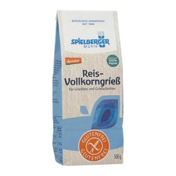 Produktfoto zu Reis- Vollkorngrieß