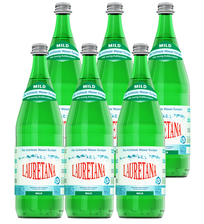 Produktfoto zu Lauretana mild 6 x 1 Liter Glas
