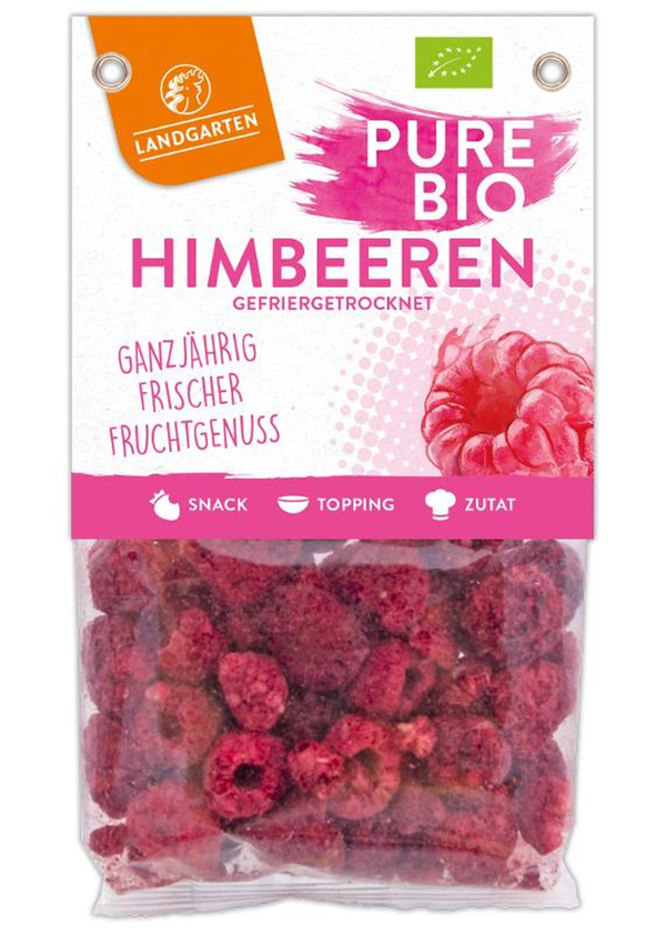 Produktfoto zu Himbeeren gefriergetrocknet