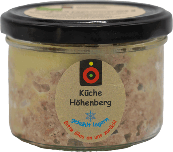 Produktfoto zu Landleberwurst im Glas aus Höhenberg