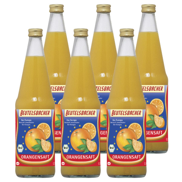 Produktfoto zu Europäischer Orangensaft Kasten