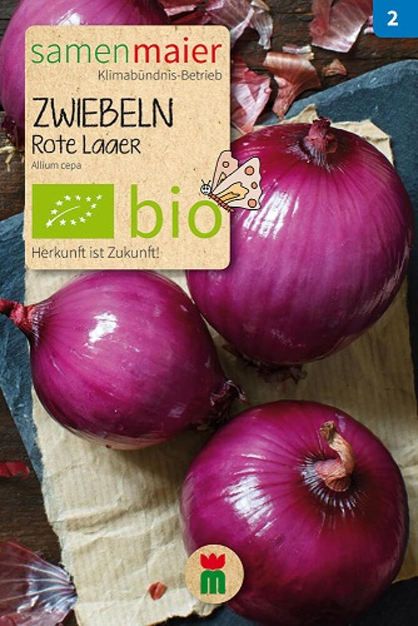 Produktfoto zu Saatgut Zwiebeln Rote Laaer