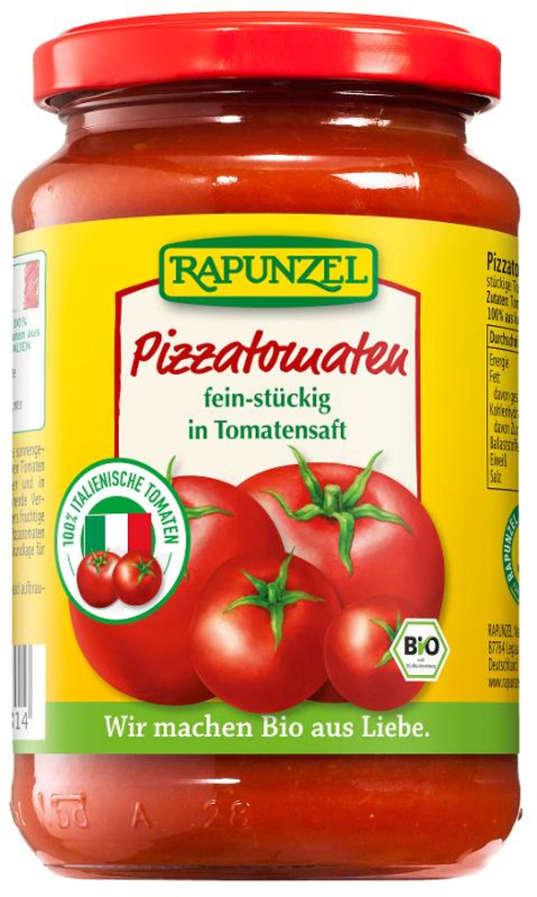 Produktfoto zu Pizzatomaten im Glas